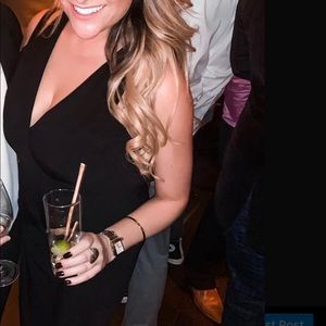 Do+Be black flare jumpsuit